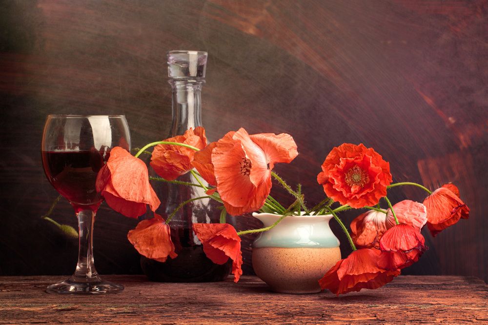 Натюрморт с маками