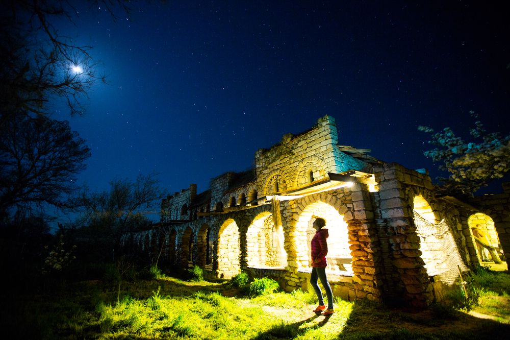 night in the castle