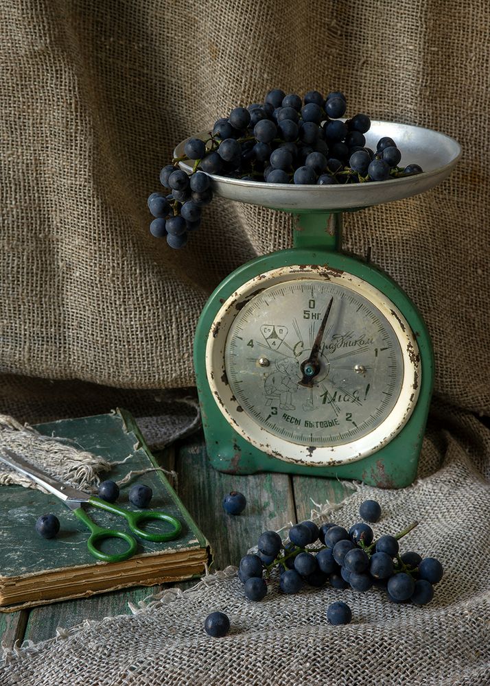 Scales and grapes