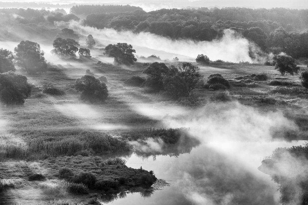 Утренние туманы.