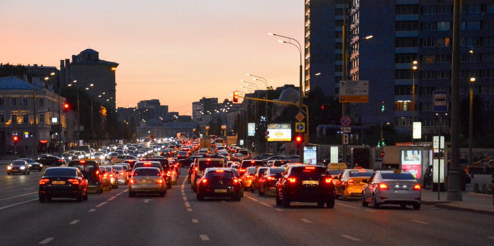 Москва, вечер рабочего дня