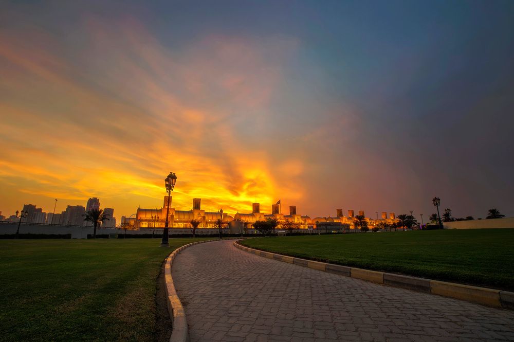 Дорожка к закату