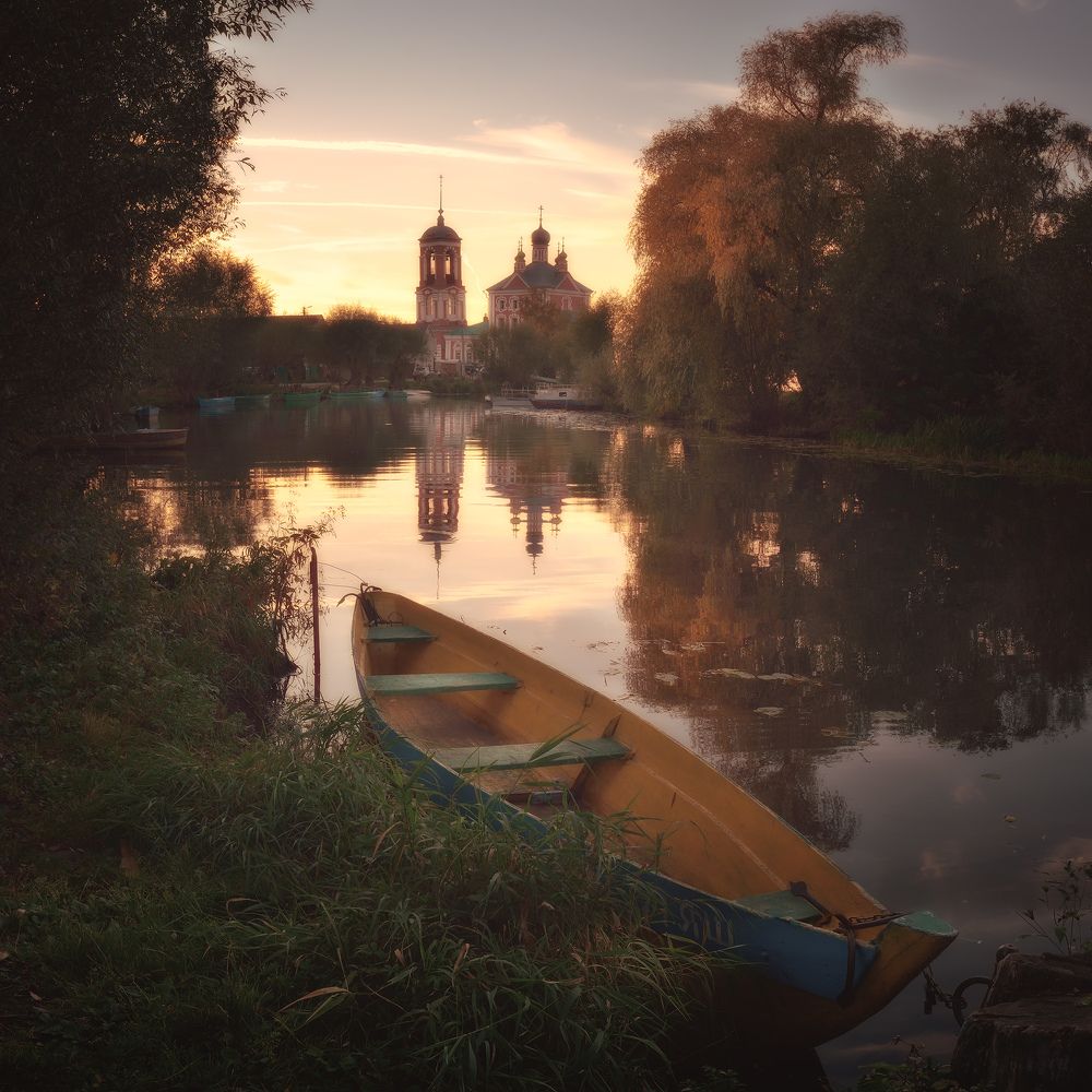 Вечер на реке Трубеж