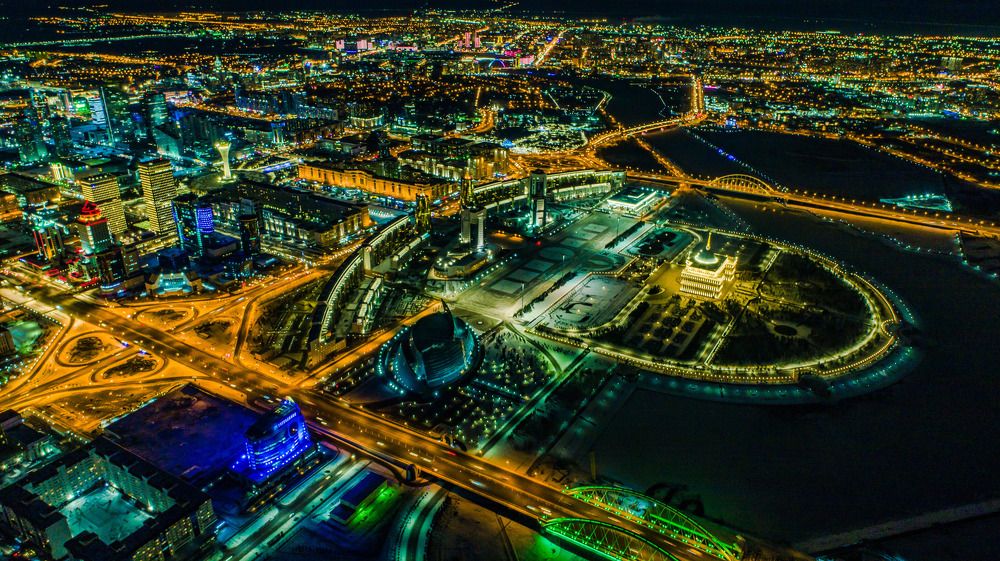 Огни ночного города