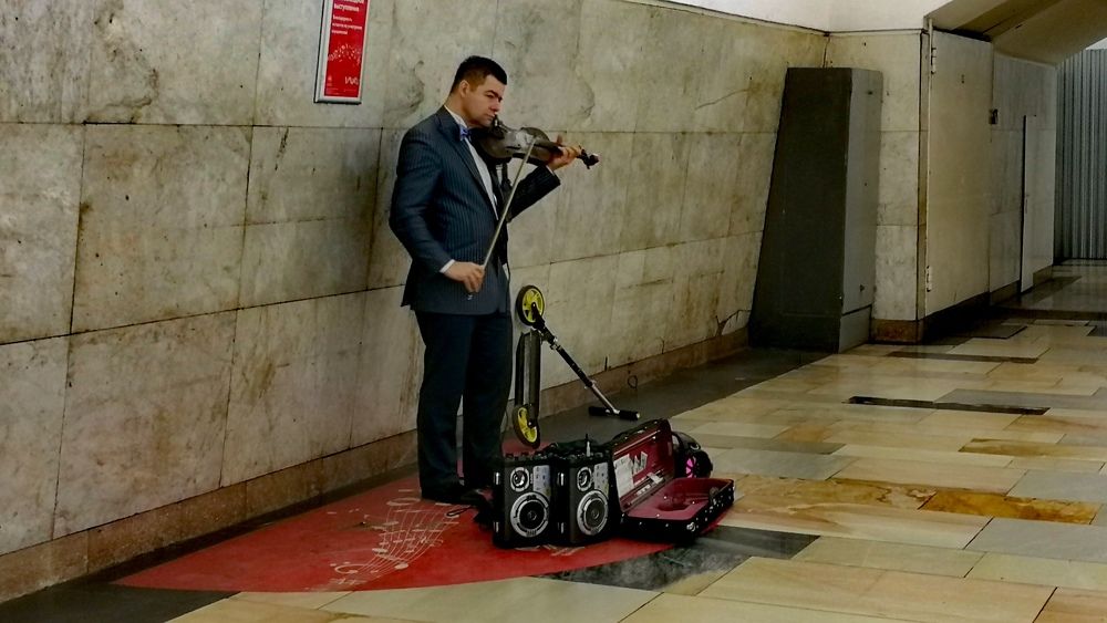 Концерт в метро