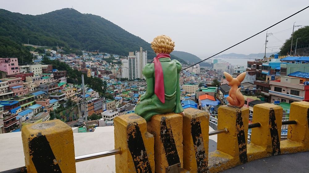 한국, 부산, 감천 문화 마을