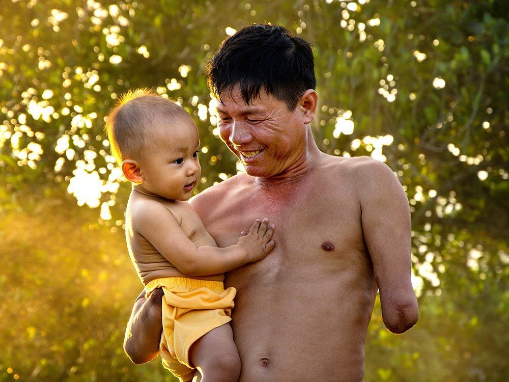 in the afternoon sun