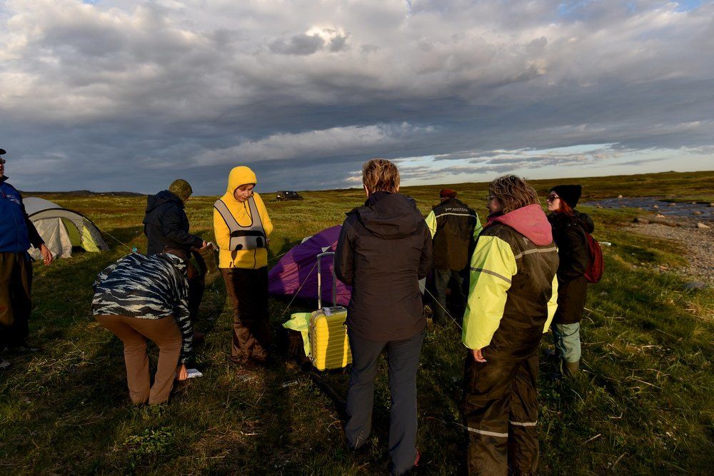 полярный день полуостров Рыбачий