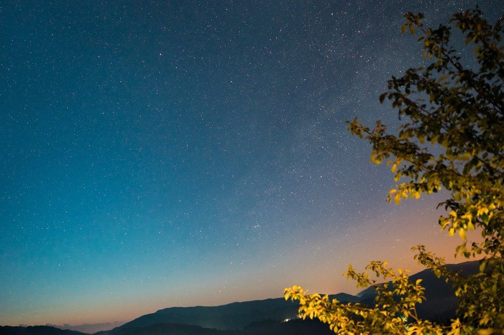 Ночью в горах Сербии