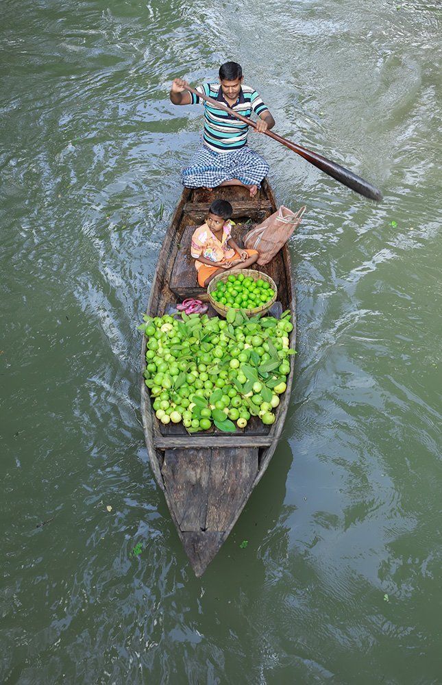 Boat journey with father