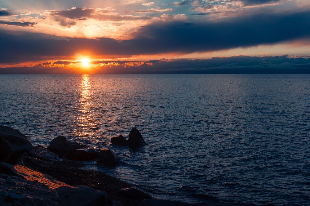 Облака и солнце, создают настроение