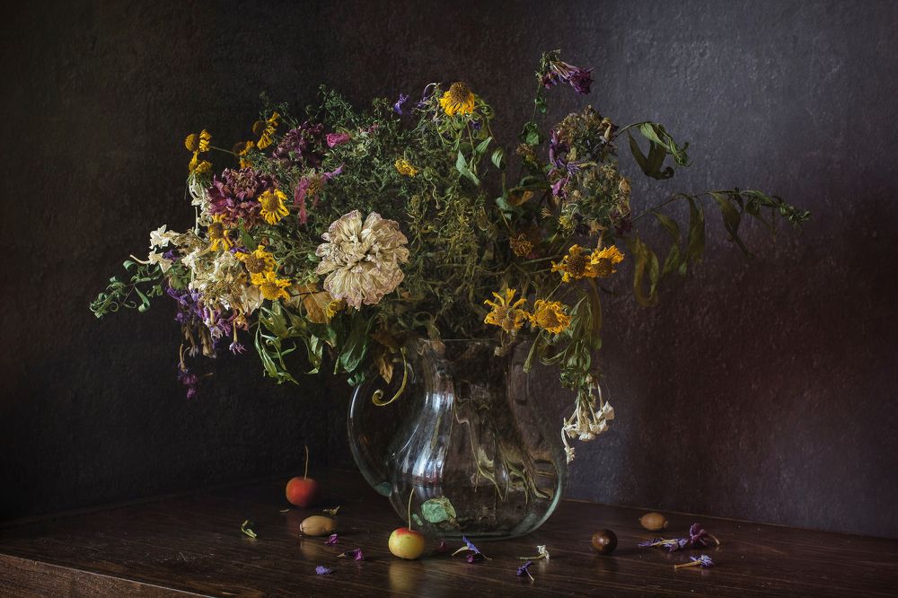 Увядший букет
