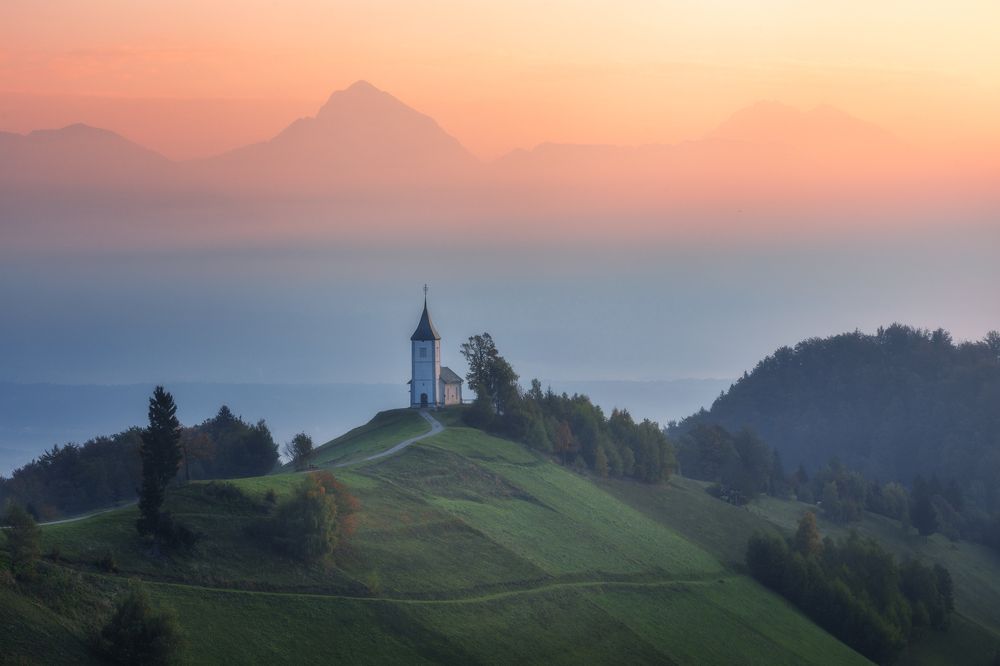 Рассвет в Словении
