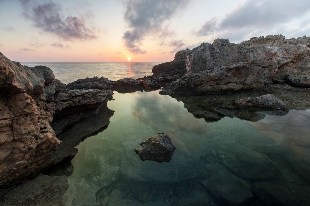 Blue Lagoon at sunrise