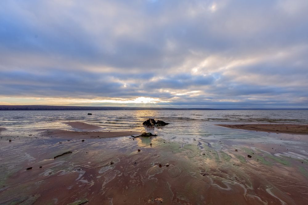 Осенне водохранилище.