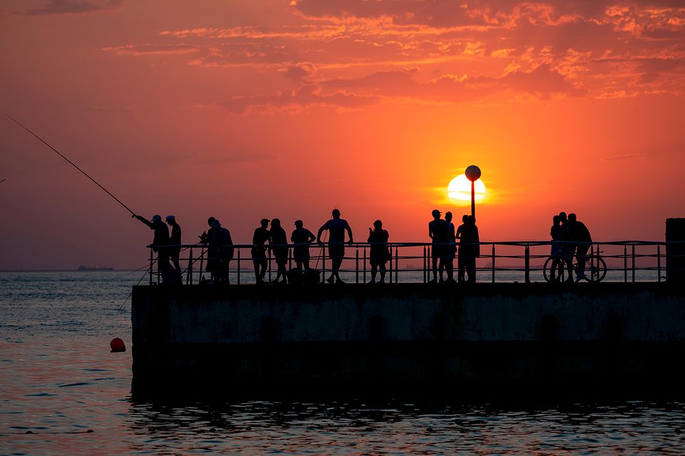 Вечер на причале