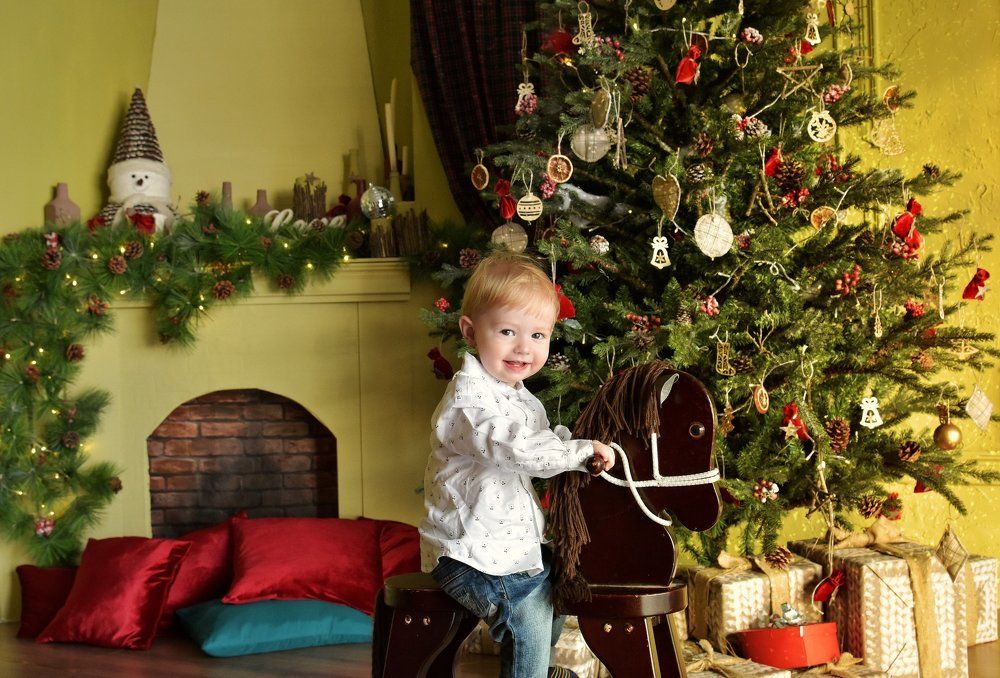 Новогодняя лошадка