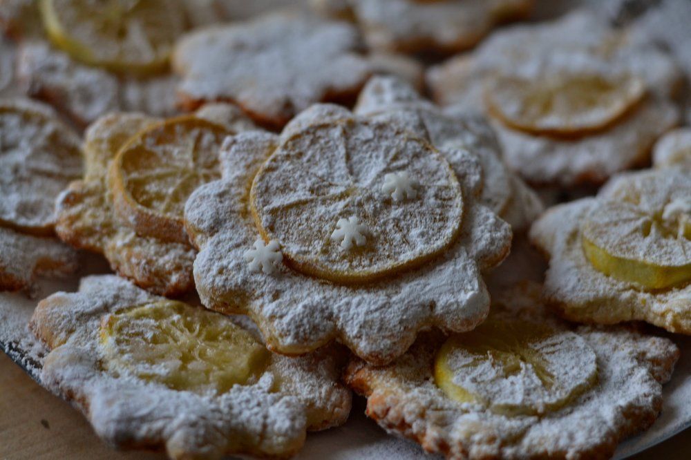 Лимонное печенье
