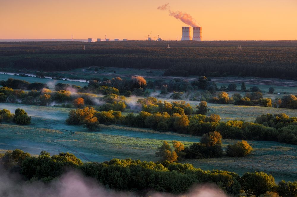 Рассвет на реке Дон