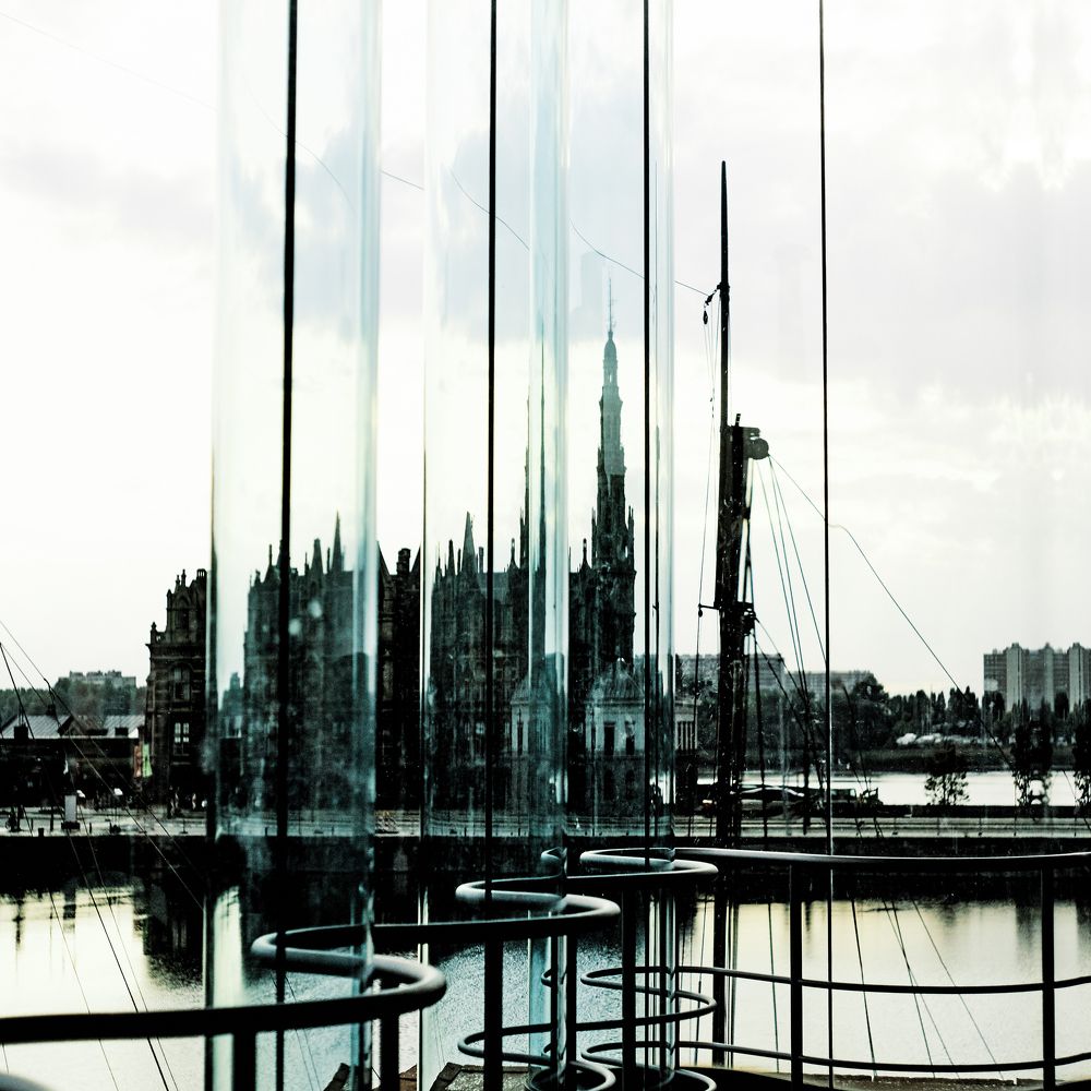 Through the glass