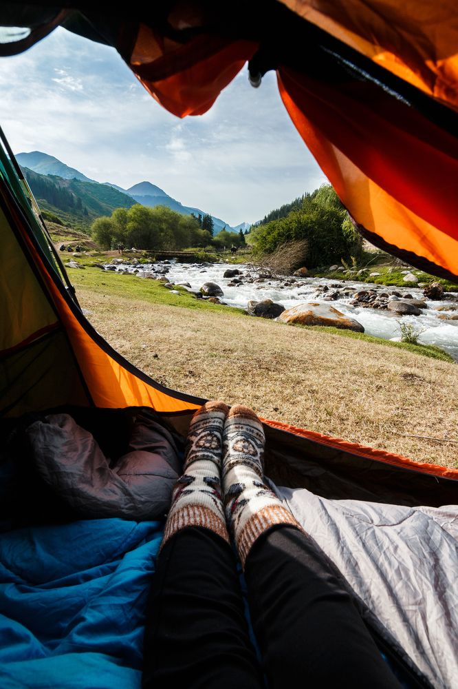 Утро в Киргизии