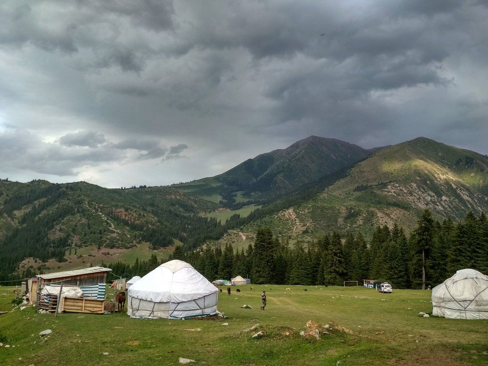 В горах Киргизии