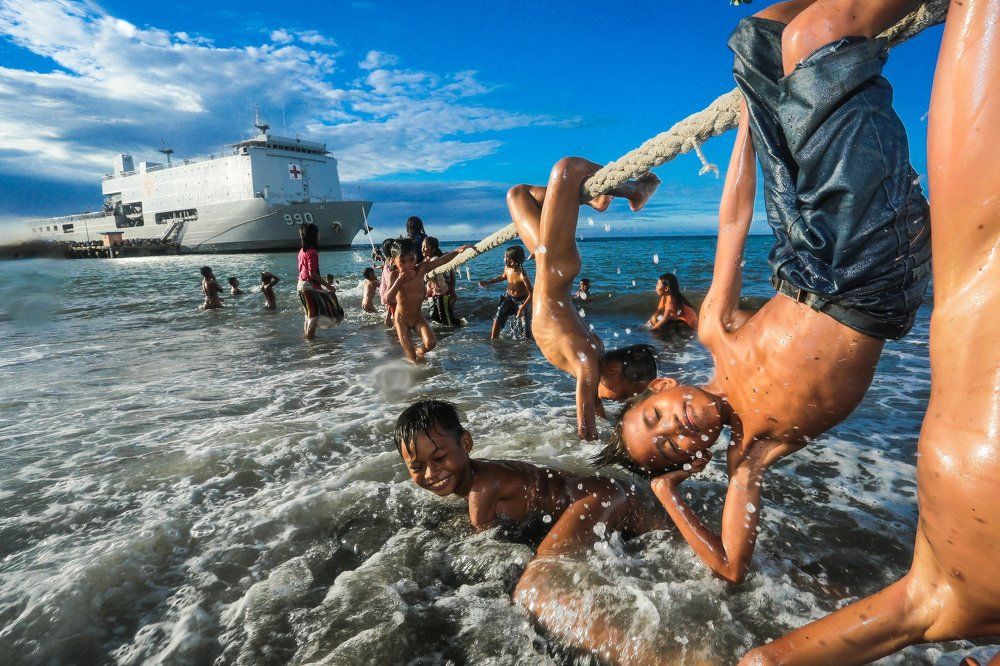 The Childrens playing