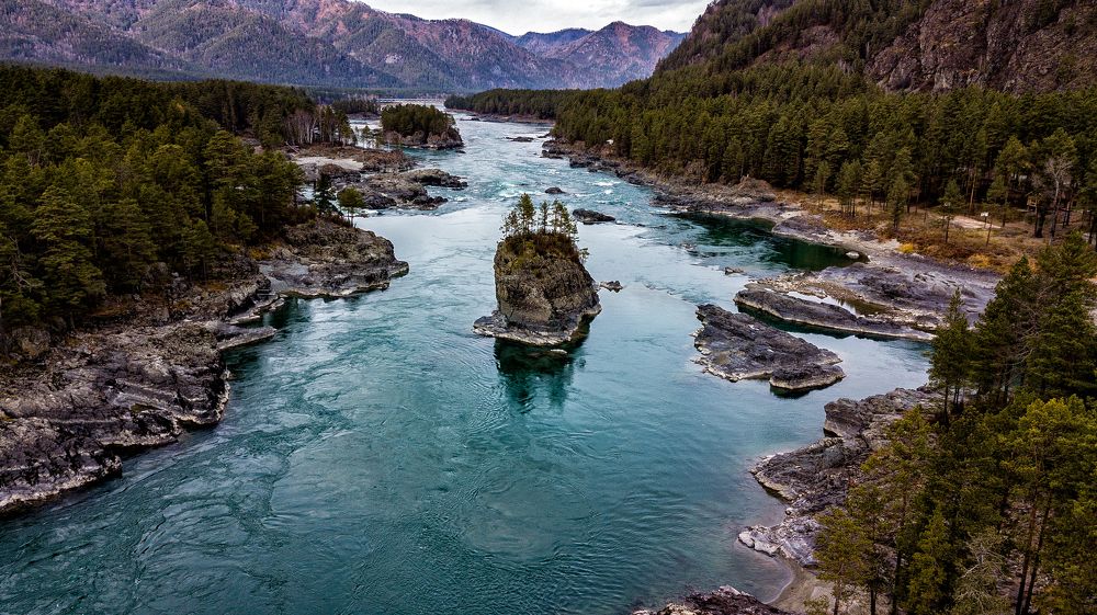 Редкие островки на Катуни