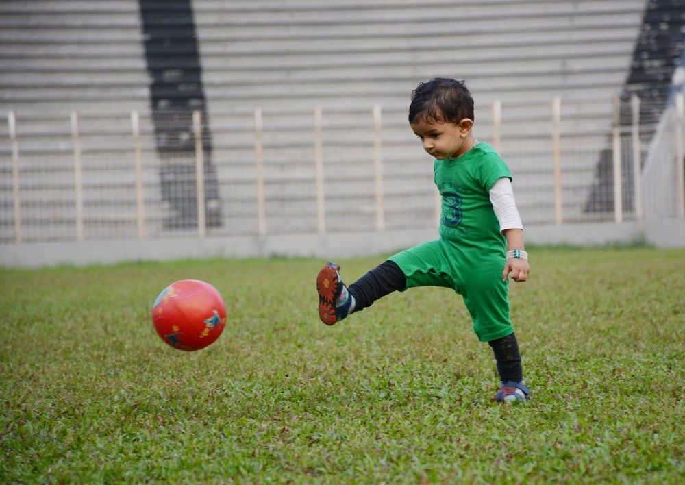 Moment Of Play Football