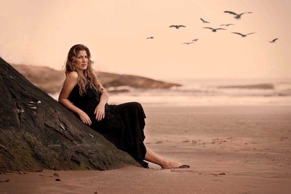 The calm of the beach