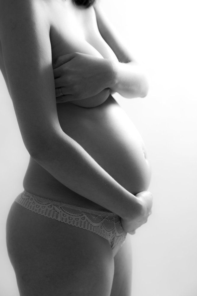 Pregnant is backlight