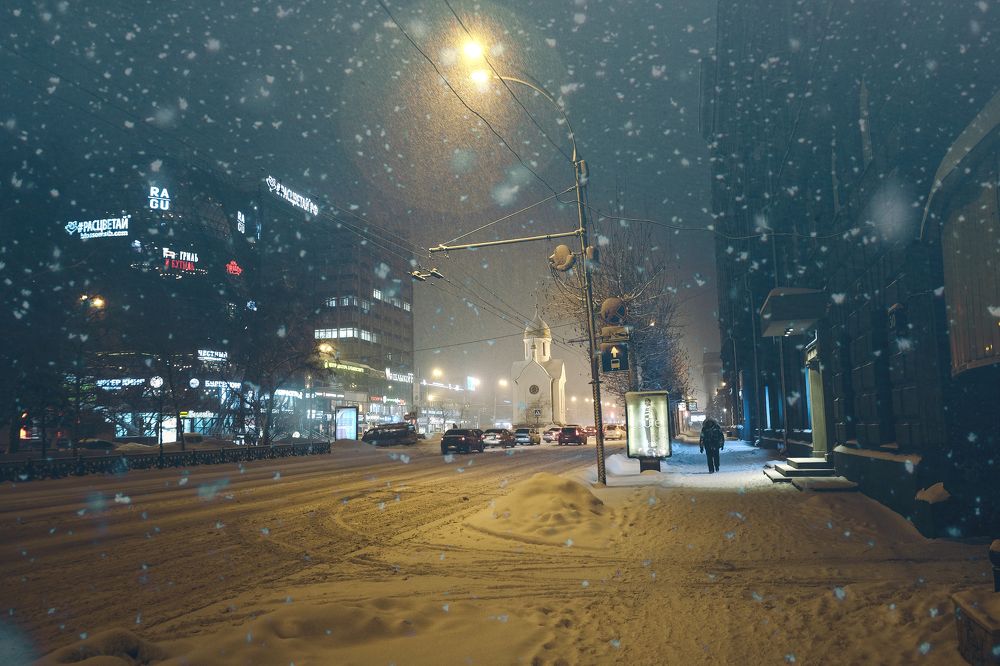 городская метель