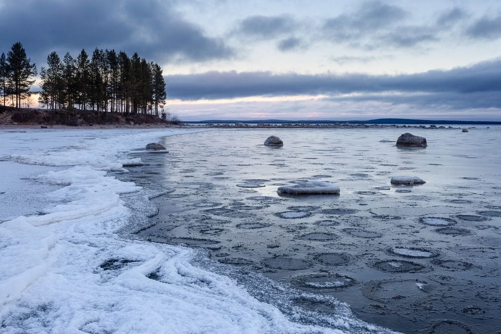Ice,  Kolskiy peninsula