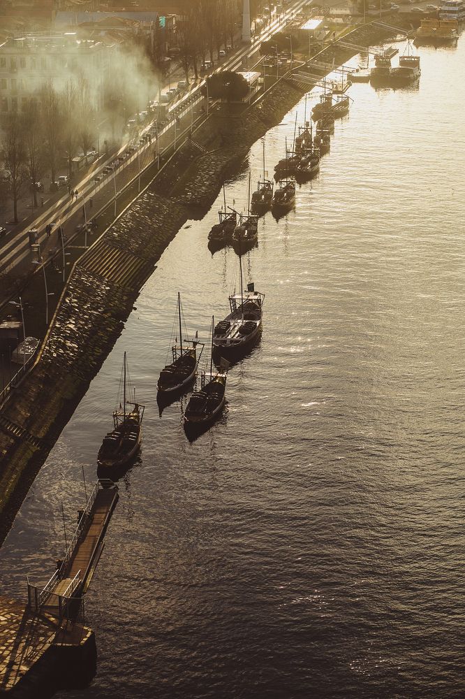 Porto city at sunset