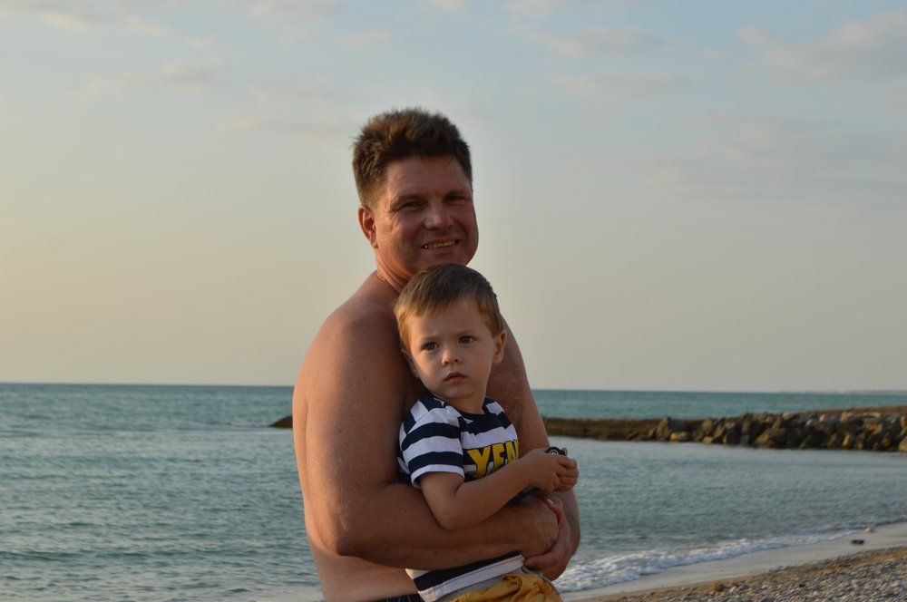 Встреча заката на море