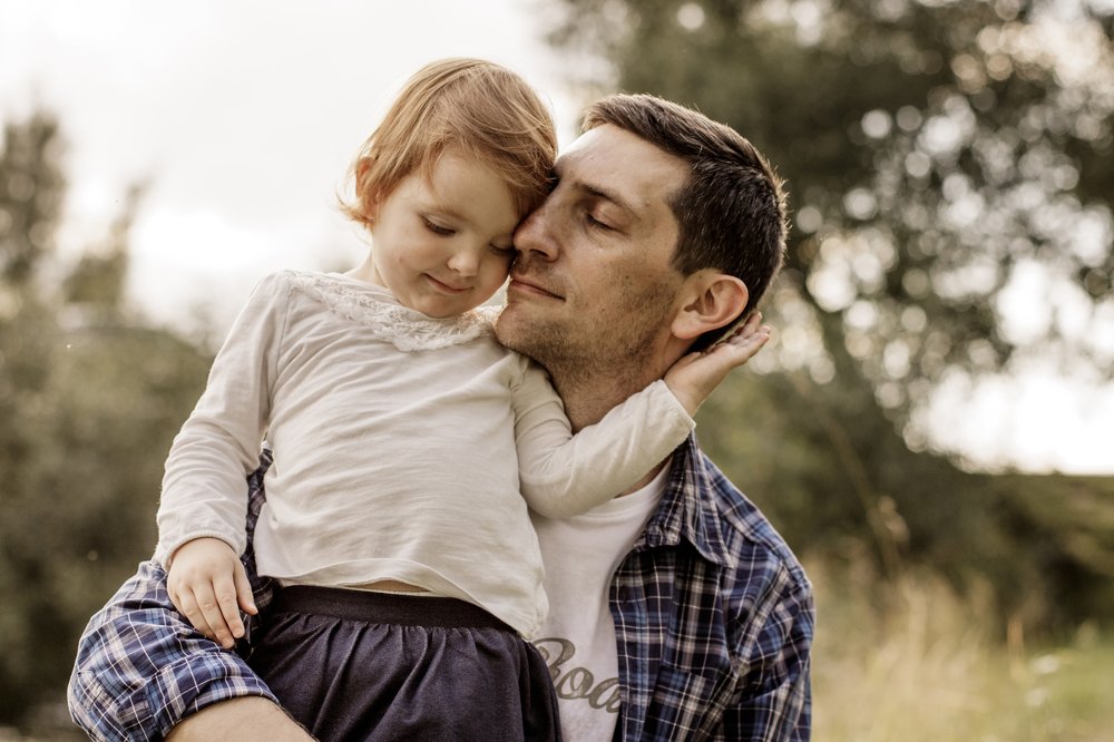 Папа с дочкой