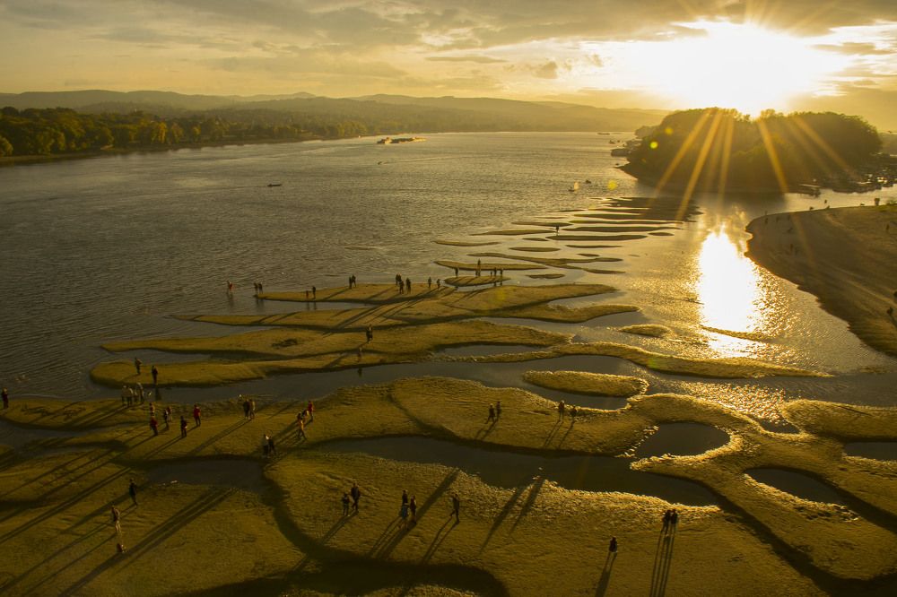 Walking on the river
