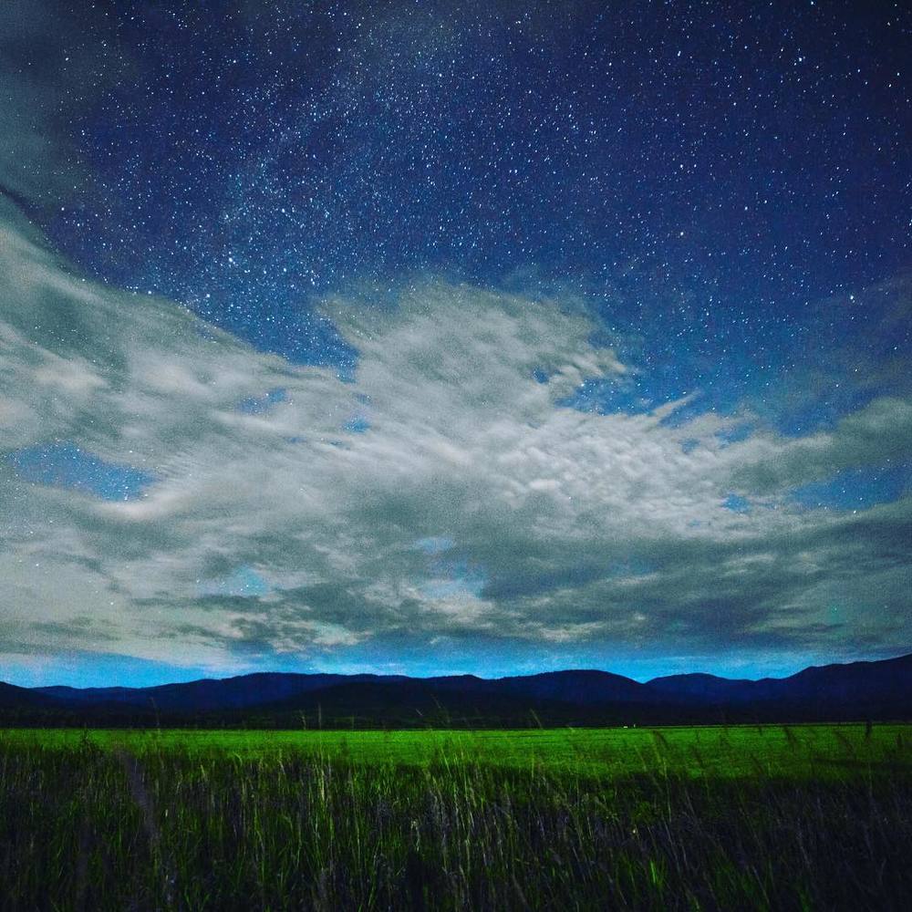 Синий, белый и зеленый