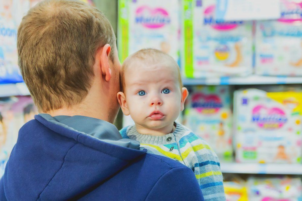 Первые покупки с папой