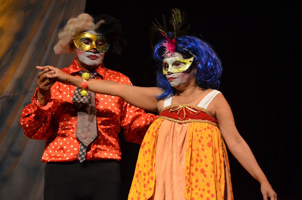 actores del grupo de teatro : Eduardo Calcaño Calcaño