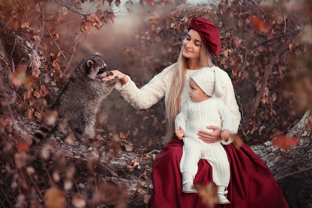 Привет енотик