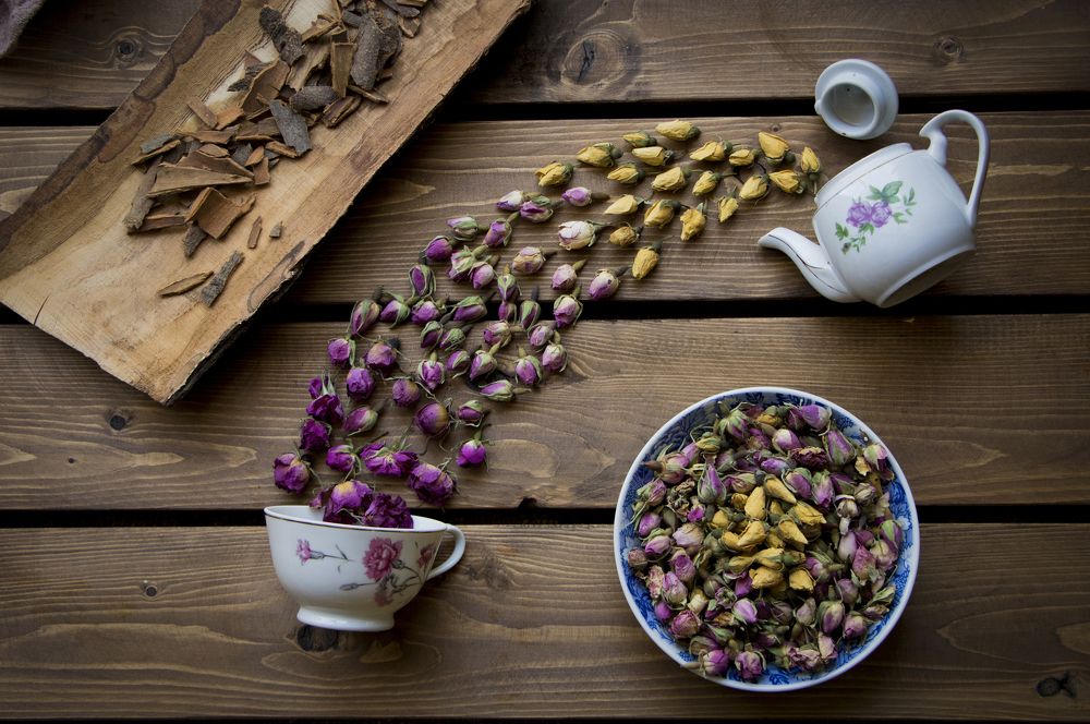 flower tea