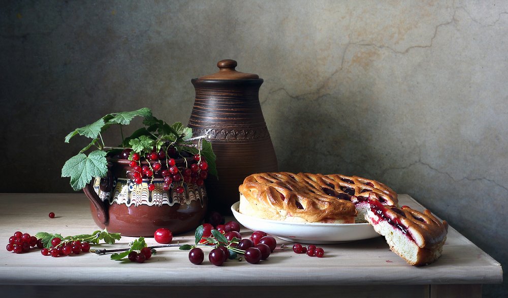 Ягодный пирог