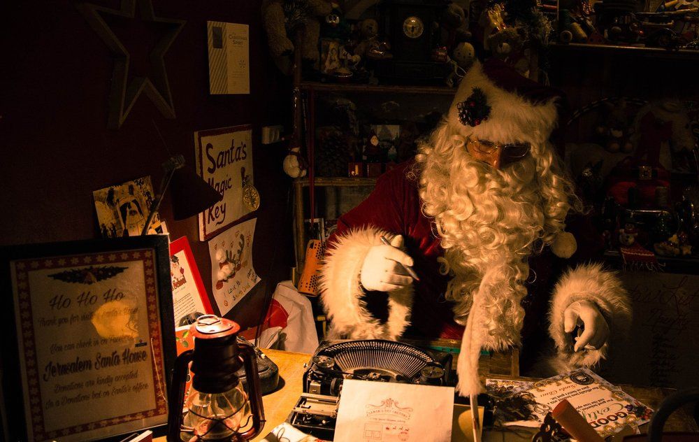 Santa in Jerusalem