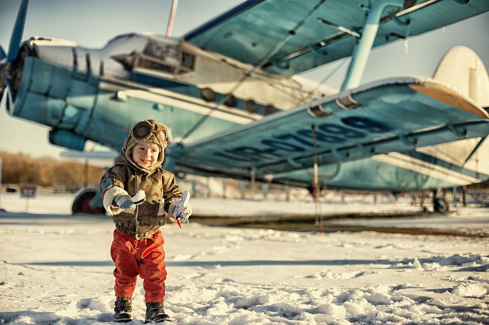 Когда-то и я стану летчиком!
