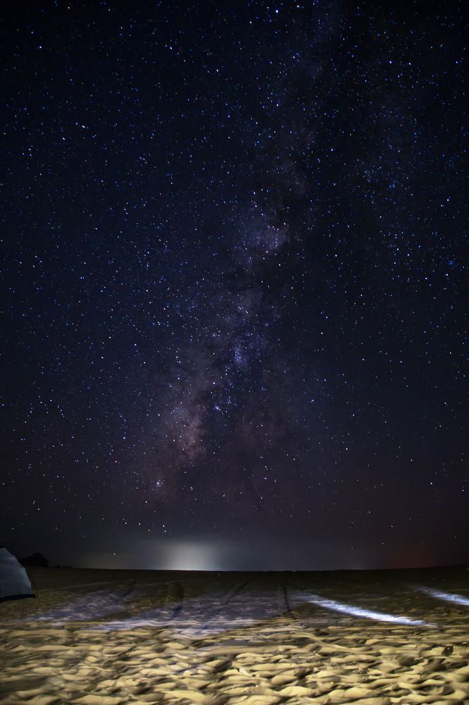 Milky Way in White Desert