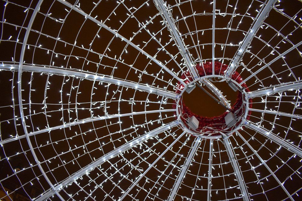 Новогоднее оформление в стиле модерн.