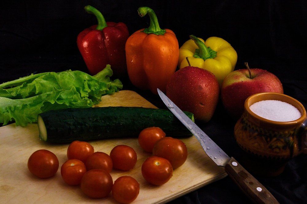 Свежие овощи