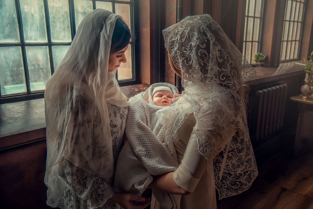 Мама родная и крестная