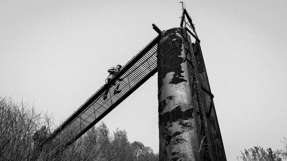 Заброшенный мост водоканала
